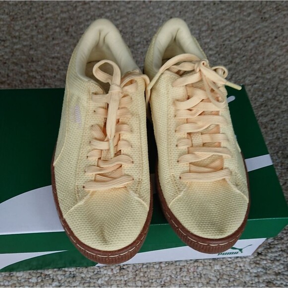 Puma Basket Canvas Light Yellow sneakers - Picture 2 of 10